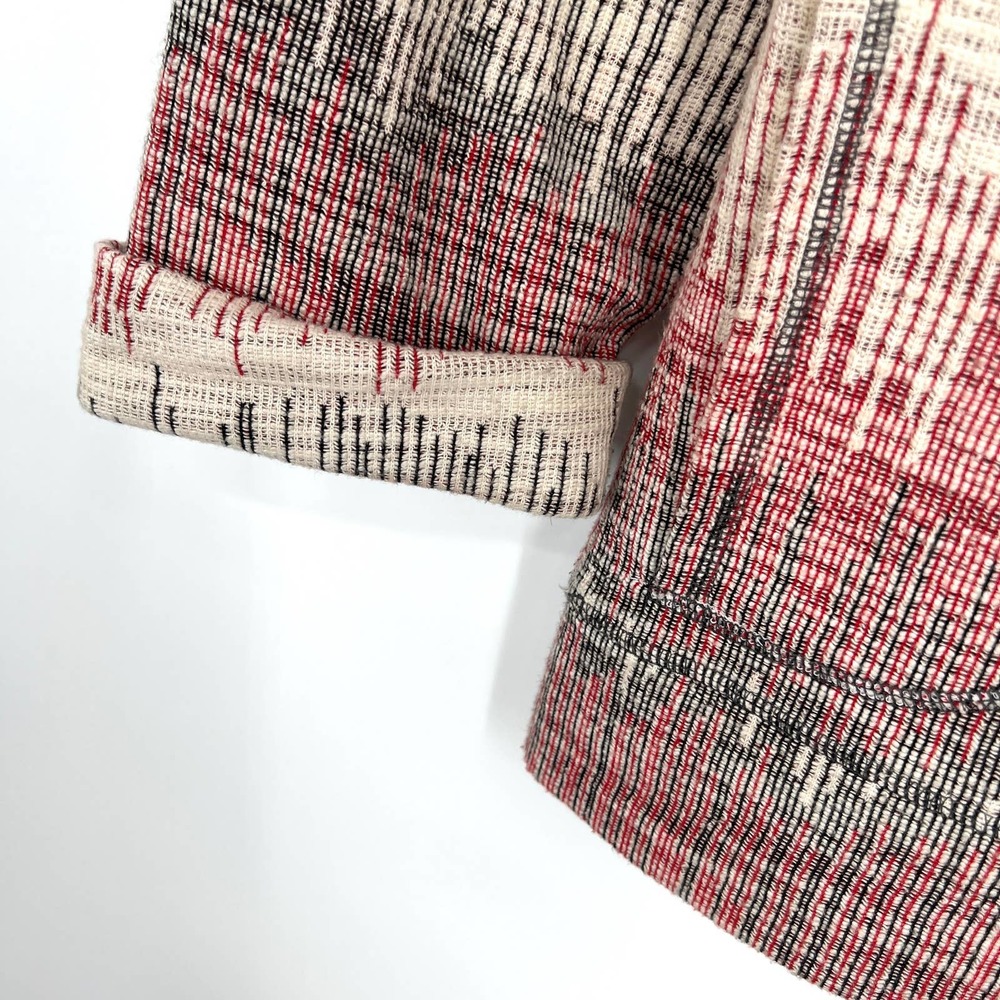 Anthropology Womens Size XS Red Sweatshirt Fall Winter Blouse Shirt Top Cozy - Picture 2 of 8